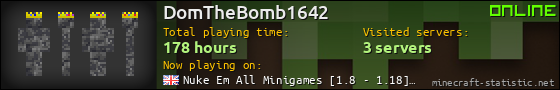 DomTheBomb1642 userbar 560x90