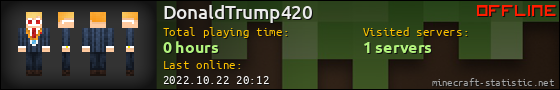 DonaldTrump420 userbar 560x90