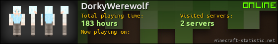 DorkyWerewolf userbar 560x90