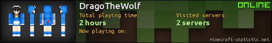 DragoTheWolf userbar 560x90