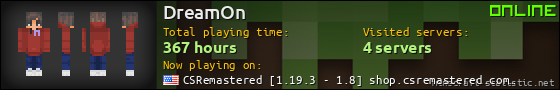 DreamOn userbar 560x90