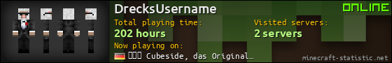 DrecksUsername userbar 560x90