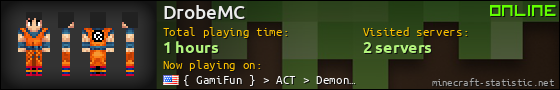 DrobeMC userbar 560x90