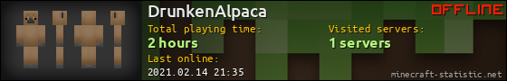 DrunkenAlpaca userbar 560x90