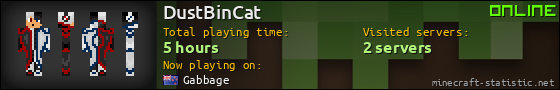 DustBinCat userbar 560x90