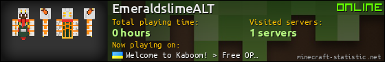 EmeraldslimeALT userbar 560x90