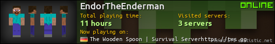 EndorTheEnderman userbar 560x90