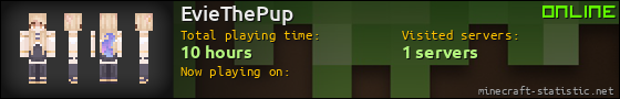 EvieThePup userbar 560x90