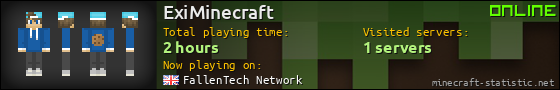 ExiMinecraft userbar 560x90