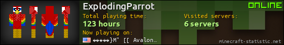 ExplodingParrot userbar 560x90