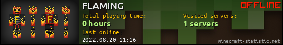 FLAMING userbar 560x90