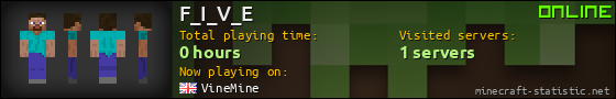 F_I_V_E userbar 560x90