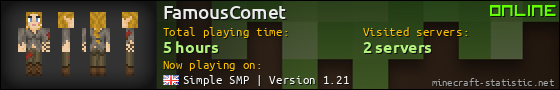 FamousComet userbar 560x90