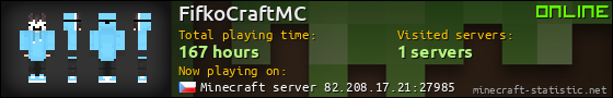 FifkoCraftMC userbar 560x90