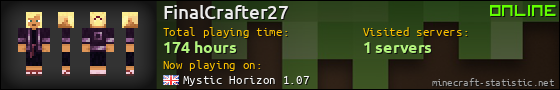 FinalCrafter27 userbar 560x90