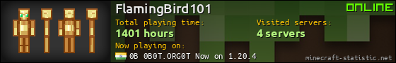 FlamingBird101 userbar 560x90