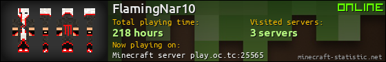 FlamingNar10 userbar 560x90