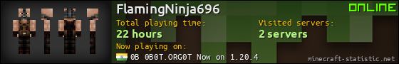 FlamingNinja696 userbar 560x90