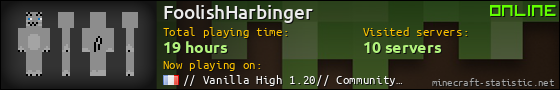 FoolishHarbinger userbar 560x90