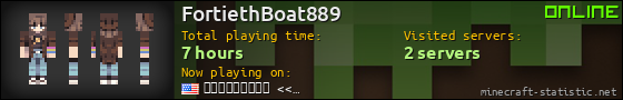 FortiethBoat889 userbar 560x90