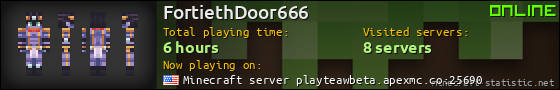 FortiethDoor666 userbar 560x90