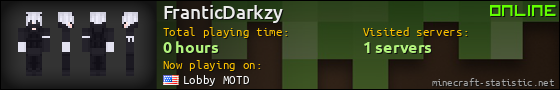 FranticDarkzy userbar 560x90