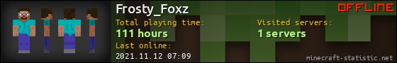 Frosty_Foxz userbar 560x90