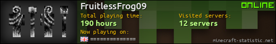 FruitlessFrog09 userbar 560x90