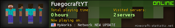 FuegocraftYT userbar 560x90