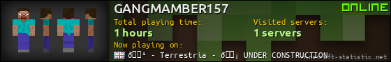 GANGMAMBER157 userbar 560x90