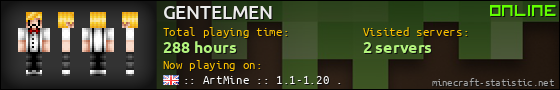 GENTELMEN userbar 560x90