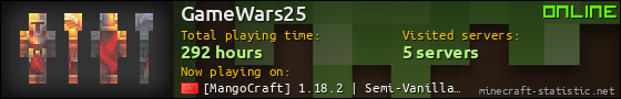 GameWars25 userbar 560x90