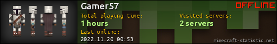 Gamer57 userbar 560x90