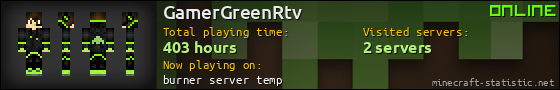 GamerGreenRtv userbar 560x90