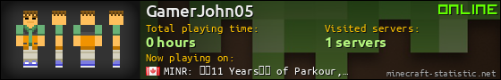 GamerJohn05 userbar 560x90