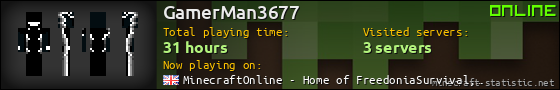 GamerMan3677 userbar 560x90