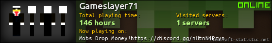 Gameslayer71 userbar 560x90