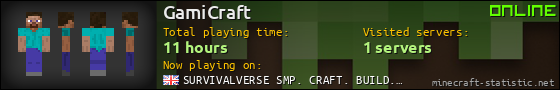 GamiCraft userbar 560x90