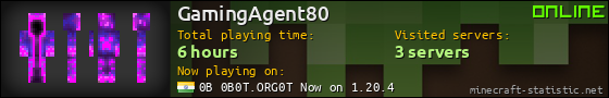 GamingAgent80 userbar 560x90