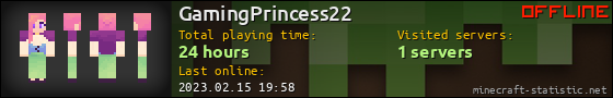 GamingPrincess22 userbar 560x90