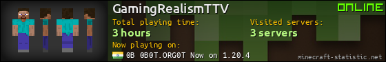 GamingRealismTTV userbar 560x90