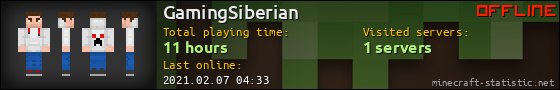 GamingSiberian userbar 560x90