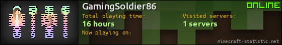 GamingSoldier86 userbar 560x90