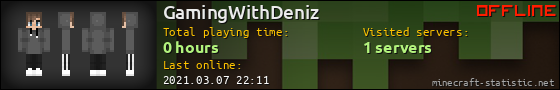 GamingWithDeniz userbar 560x90