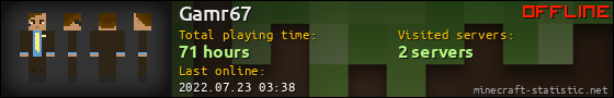 Gamr67 userbar 560x90
