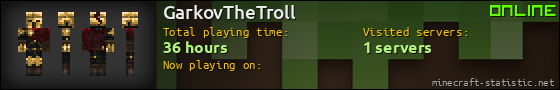 GarkovTheTroll userbar 560x90