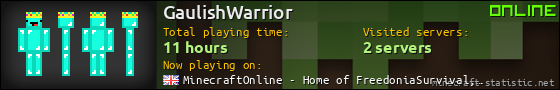 GaulishWarrior userbar 560x90