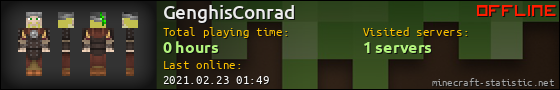 GenghisConrad userbar 560x90