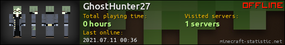 GhostHunter27 userbar 560x90