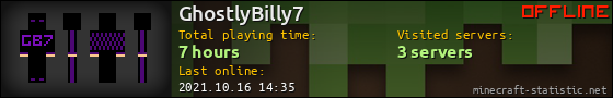 GhostlyBilly7 userbar 560x90